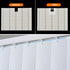 60 PCS (30 Sets) Vertical Blind Repair Tabs, Blind Repair Kit for Vertical Blinds, Clear Blind Fixer Tabs