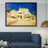 OKRA Van Gogh Wall Art, Yellow House Poster, Impressionist Fine Art Home Decor Unframed (12x16in)