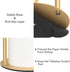 Paper Towel Holder Gold Kitchen Roll Holder, Premium Stainless Steel Dispenser for Organizing Countertop Rolls