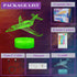3D 16 Airplane Night Light, Plane Gifts, Aviation Illusion Night Light with Colors Changing, Remote Control with Timer