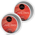 LAST CONFECTION 2-Piece Round Cake Pan Set, 4" x 2" Deep Aluminum Pans