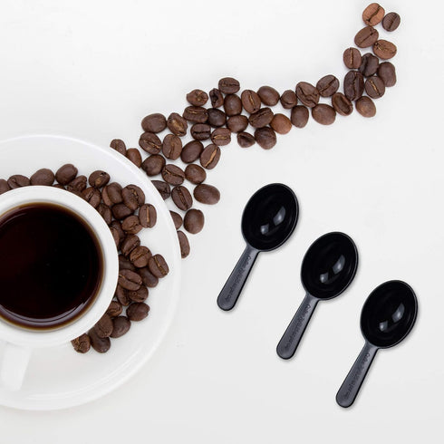 AUEAR 5 Pack Tablespoon Coffee Scoop, Plastic Measuring for Milk Powder and Spices