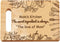 Engraved Wooden Chopping Board Gift for Mom, Kitchen Cutting Board with Warming Words, 28x21.5cm