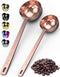 Orblue Premium Coffee Scoop Set - Stainless Steel Measuring Tablespoon - 1 Tbsp (15ml) & 2 Tbsp (30ml) - Pack of 2 -