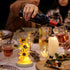 Sunflower Gifts for Women, Artificial Sunflowers in Glass Dome with LED Strip, Birthday Gifts for Mom & Grandma,