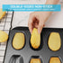 2 Pack Madeleine Pan, Heavy Duty Nonstick 12-Cavity Spherical Scallop Bakeware for Oven Baking
