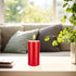 Mega Candles Unscented Solid Red Pillar Candle - 3 Inch x 6 Inch - Hand Poured Premium Wax