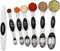 Magnetic Measuring Spoons Set, Stainless Steel with Leveler, Stackable Tablespoon Measure Spoon for Baking, Kitchen