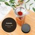 24 4 Oz 374 SAVVY & SORTED Glass Spice Jars with Label PK - Spice Containers with Minimalist Preprinted Labels