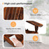VINGLI Folding Adirondack Chair, Wood Adirondack Chairs for Outdoor, Foldable Fire Pit Chairs for Patio, BBQ, Porch