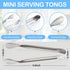 18PCS Mini Tongs for Appetizers, 5Inch Serving Tongs, Ice Tongs Appetizer Tongs, Small Tongs for Serving Food, Kitchen Utensils for Sugar Cubes, Coffee, Tea Party, Dessert, Charcuterie Board by Sunenlyst