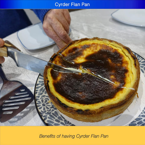 Stainless Steel Flan Pan, 63 oz - Flanera Mold Cooker for Baking, Compatible with Instant Pot, Oven & Dishwasher Safe