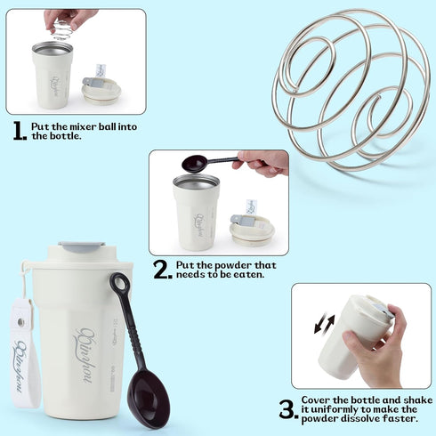 2 Pcs Shaker Balls - Stainless Steel Protein Shaker Ball Mixer Balls, 2 Inch Blender Balls for Shaker Bottles