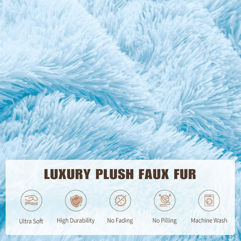 38"x40" Bean Bag Cover (No Filler), Soft Faux Fur Stuffed Animal Bean Bag Storage, Fluffy Plush Bean Bag Chair Cover