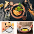 8" Omelet Ring for Griddle, 2 Packs Non-Stick Stainless Steel Pancake Rings, Omelet Maker with Silicone Handle