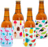 BLUE PANDA Neoprene Can Cooler Sleeves - 12-Pack Summer Gift for Teacher, 4 Tropical Designs, Fits 12 Oz