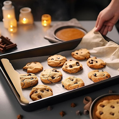 ShellKingdom 5PCS Nonstick Baking Pans Set, Cake Pan, Muffin Pan, Loaf Pan, and Baking Sheets