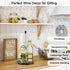 Countertop Country Wine Lovers Gifts - Metal Wine Paper Towel Holder with Solid Weighted Base, Farmhouse Kitchen Decor