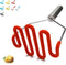 Jell-Cell Potato Masher - Silicone Protect Body with Premium Stainless Steel for Smooth Mashed Potatoes