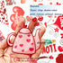149Pcs Valentine's Day Window Clings Decorations - Heart Decal Party Ornaments, Removable Vinyl Stickers