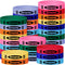 Yunlly 40 Pcs Crayon Silicone Bracelet Bulk for Kids Back to School Party