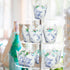 Gerrii 200 Pcs Chinoiserie Blue White Flower Cupcake Liners | Mini Baking Cups for Decoration
