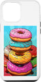 iPhone 12 Pro Max Vintage Retro Doughnuts Pop Art Bakery Case for Baking Goods