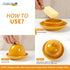 2026 17 OZ 2 Butter dish, Ceramic Small Butter Dish with Lid, NEW Original Design Mini Butter Crock Keeper with Handle