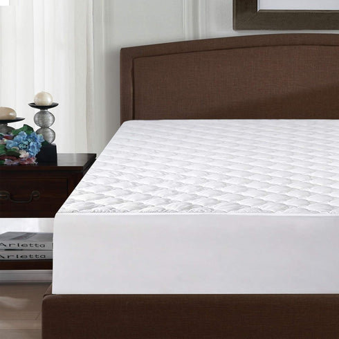 Twin Mattress Pad Cover, Pillow Top Quilted Fitted Mattress Protector for Kids, Soft Breathable Down Alternative