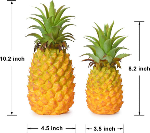 Lvydec Artificial Pineapple - Realistic Fake Pineapple for Home Cabinet Table Party Decoration (8.2")