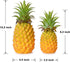 Lvydec Artificial Pineapple - Realistic Fake Pineapple for Home Cabinet Table Party Decoration (8.2")