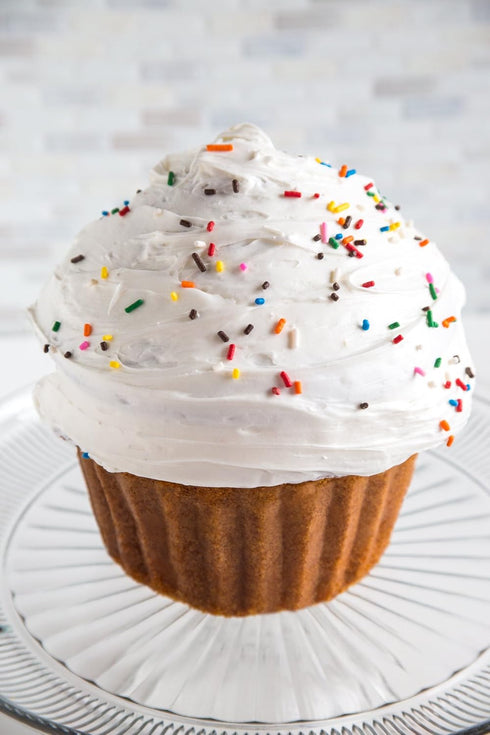 Fox Run Giant Cupcake Pan - Non-Stick Carbon Steel, 8 x 15.5 x 3.25 inches