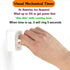 Square 60 Minute Mechanical Kitchen Timer, Visual Cooking Timer with Loud Alarm, Manual Countdown, No Batteries Required