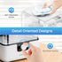 6L 26dB 50H 1 Pack CHIVALZ Humidifiers for Bedroom, Cool Mist Humidifiers for Baby Nursery, Quiet, Runtime, Top Fill