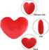 YINGGG Cute Plush Red Heart Pillow, Love Pillow Cushion Toy, Throw Pillows for Kids' Friends, Decorative Pillows