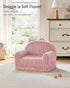 2-in-1 Blissful Diary Toddler Couch, Comfy Toddler Chair & Lounger, Soft Flannel Fleece Kids Couch Sofa for Old Girls