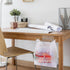 4 Tandefio Pcs Stainless Steel Trash Bag Holder for Kitchen Cabinet Door and Cupboards with Wall Sticker Base Portable