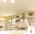 E17 Light Bulb 3000K Warm White - T5 Intermediate Base Microwave LED Bulbs, 3.5W Equivalent for Refrigerator, 4 Pack