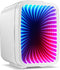 Mini Fridge, 4 Liter/6 Cans Small Refrigerator with Dimmable LED Light, AC/DC Portable Cooler for Bedroom, Office,