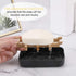 Bamboo Wooden Soap Dishes for Shower with Drainage for Bathroom Bar Soap Holder Soap Holder Sink Deck Bathtub Shower