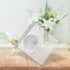 2 MerryNine Crystal Book Ends with Crystal Ball, Pcs Clear L Shape Non Skid Sturdy Crystal Decorative Bookends