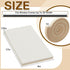 Pangda 4 Pcs Insulated Foam Panels Kit for Window Air Conditioner, 17 x 9 x 7/8 Inch, White with Top Seal Strip