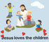 Kids Wall Decals for Church Classroom Decoration - Christian Bible Verse Nursery Wall Art Stickers