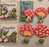 Set-Size 3.3" 2.7" 2.2" -3-Pieces-Cookie Mushroom Cookie Cutter Cutters Fondant Biscui Cutters