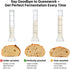 Risecret Set Sourdough Aliquot Jar with Pump and Stand, Dough Rise Measuring Tube for Bread Baking, Transparent Acrylic