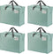 VENO 4 Pack Storage Moving Bags, Sturdy Organizer Bag with Zipper for Clothes and Bedding