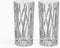 Orrefors City Shot Glasses – Set of 2 with Heavy Base, 1.7 Fl. Oz., Asymmetric Design for Spirits & Shots