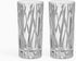 Orrefors City Shot Glasses – Set of 2 with Heavy Base, 1.7 Fl. Oz., Asymmetric Design for Spirits & Shots