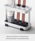 YAMAZAKI home Toothbrush and Toothpaste Holder - White, One Size for Bathroom Countertop