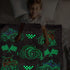 2-6, 40"x50" OHOIT Truck Blanket for Boys, Construction Excavator Tractor Toddler Blanket, Kids Gifts for Boys, Glow